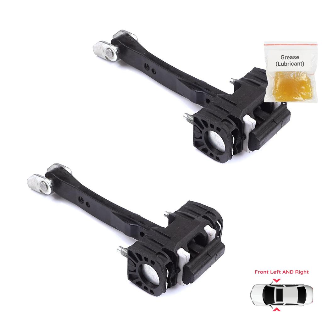 EDP950-1 2 Pieces Front Left AND Right Door Catch Hinge Brake Stop Check Strap Limiter for Peugeot 508 MK1 W23 8D 8E 2010-2018 4/5 Door 9686658480