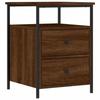 VidaXL Bedside Table Brown Oak 44x45x60 Cm Engineered Wood 826011