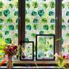 Vibrant Tropical Monstera Leaf Home Decor Window Sticker