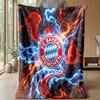 Bayern Munich Theme Blanket Soft Flannel Blanket Plush Throw Blanket Cozy Sofa Bed Blanket for Home Decor