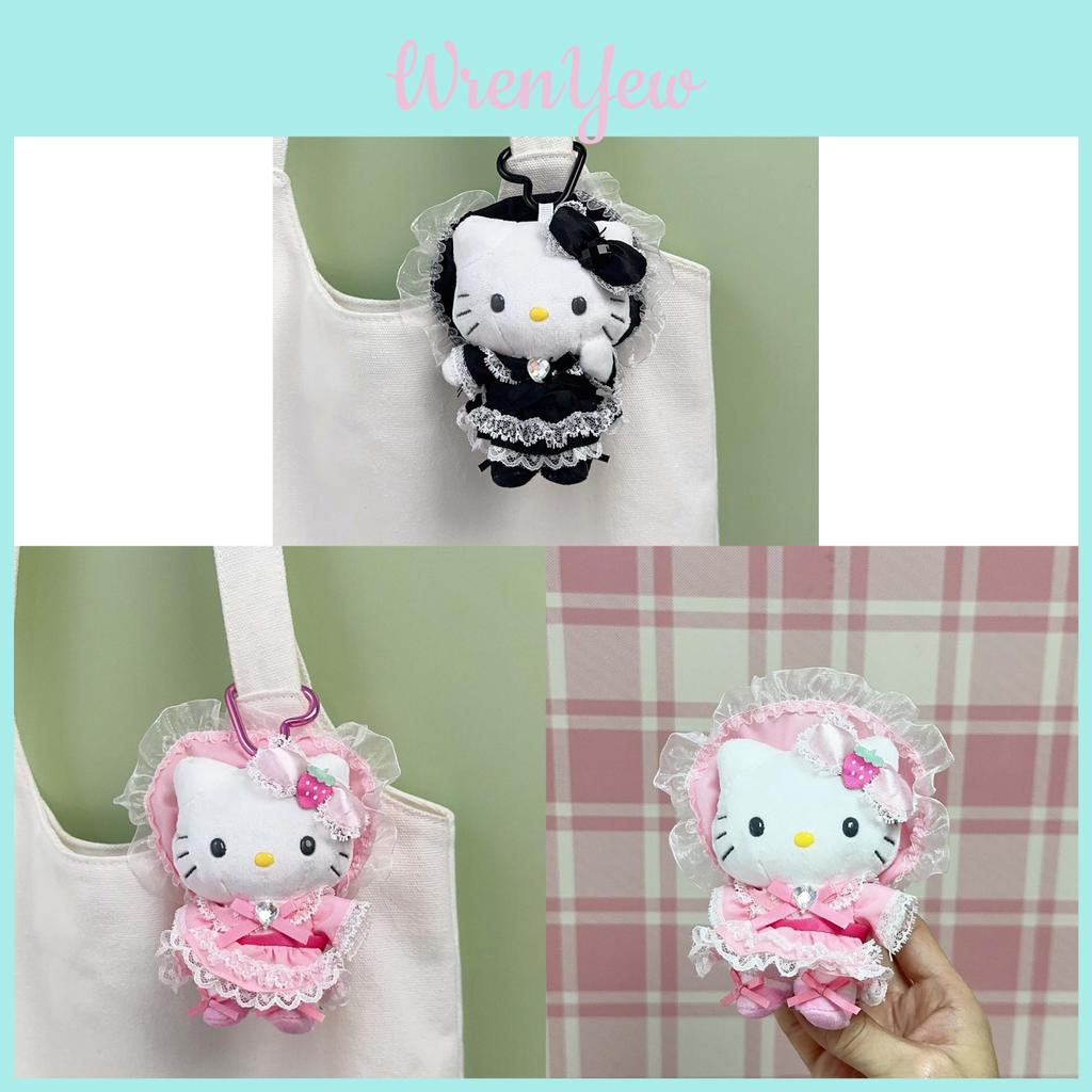 Plush Cat Girl Lolita Keychain With Soft Short Pile For Girls Gift