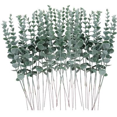 10 buc plante artificiale frunze de eucalipt ramuri de frunze verzi pentru casa gradina decorare nunta flori buchet centrala