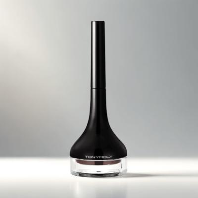 White Gel Eyeliner Long Brush, No. 7 Latte Brown, 1 Pc.