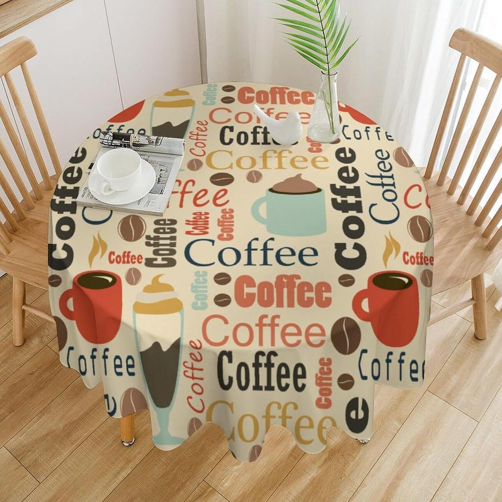 William Morris Bloemenprint Rond Tafelkleed Afwasbaar Polyester Stof Vintage Bloemen Wasbaar Tafelkleed Voor Feestdagen Keuken