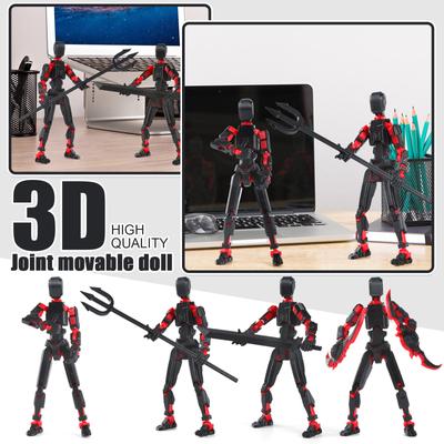 Mobile Doll Set, 3D Printed Titan Robot Mobile Doll, Posable Mobile Doll, Suitable For Collectors, Desktop Decoration