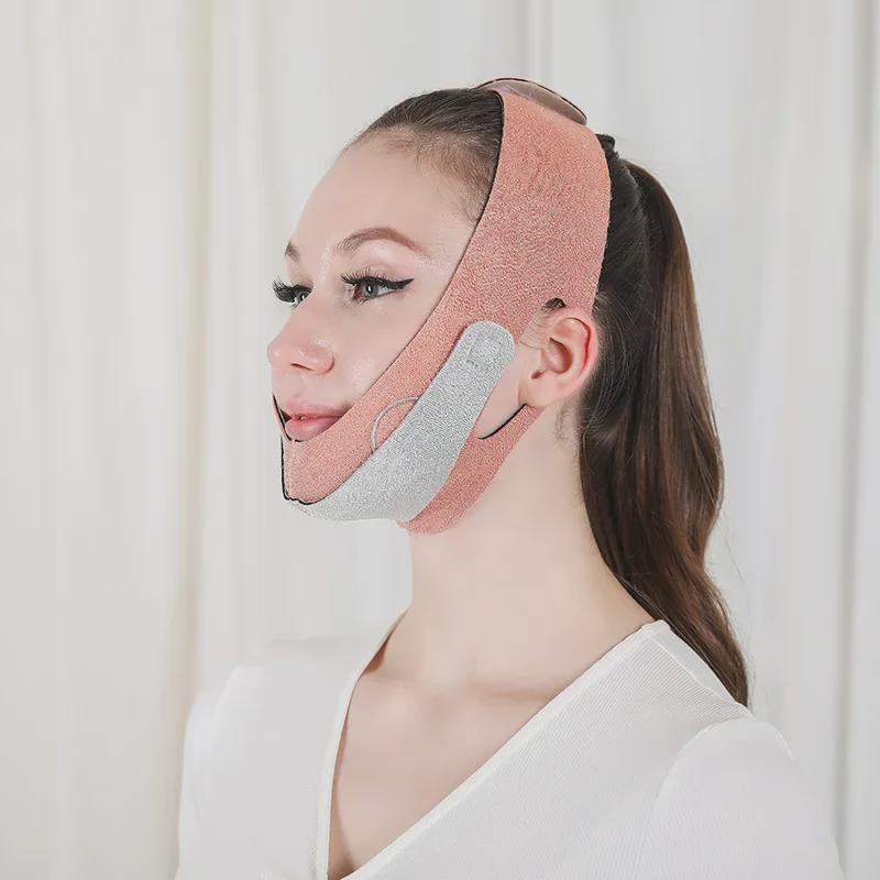 Seeyouth Graphene Face-Slimming Mask: Elastic V-Shape Breathable Jaw Bandage for Sleep