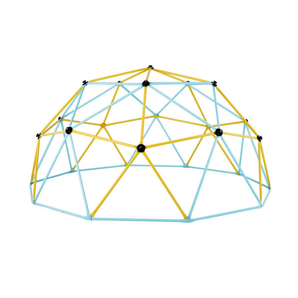 Climbing Dome, 12FT Geometric Dome Climber Play Center for Kids 3 To 10 Years Old, Jungle Gym Supports 750LBS and Easy Assembly, with Climbing Grip,