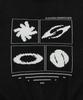 SLOW RECORD HOUSE Universe Logo Knit_Black