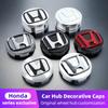 4Pcs Car Hub Cap Wheel Center Cover Decoration Accessories For Honda Civic Fit Jazz Accord Pilot CRV Odyssey Passport City HRV