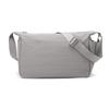 Multi-Pocket Nylon Messenger Bag with Zipper Closure Casual Crossbody Shoulder Purse for Men Daily Travel