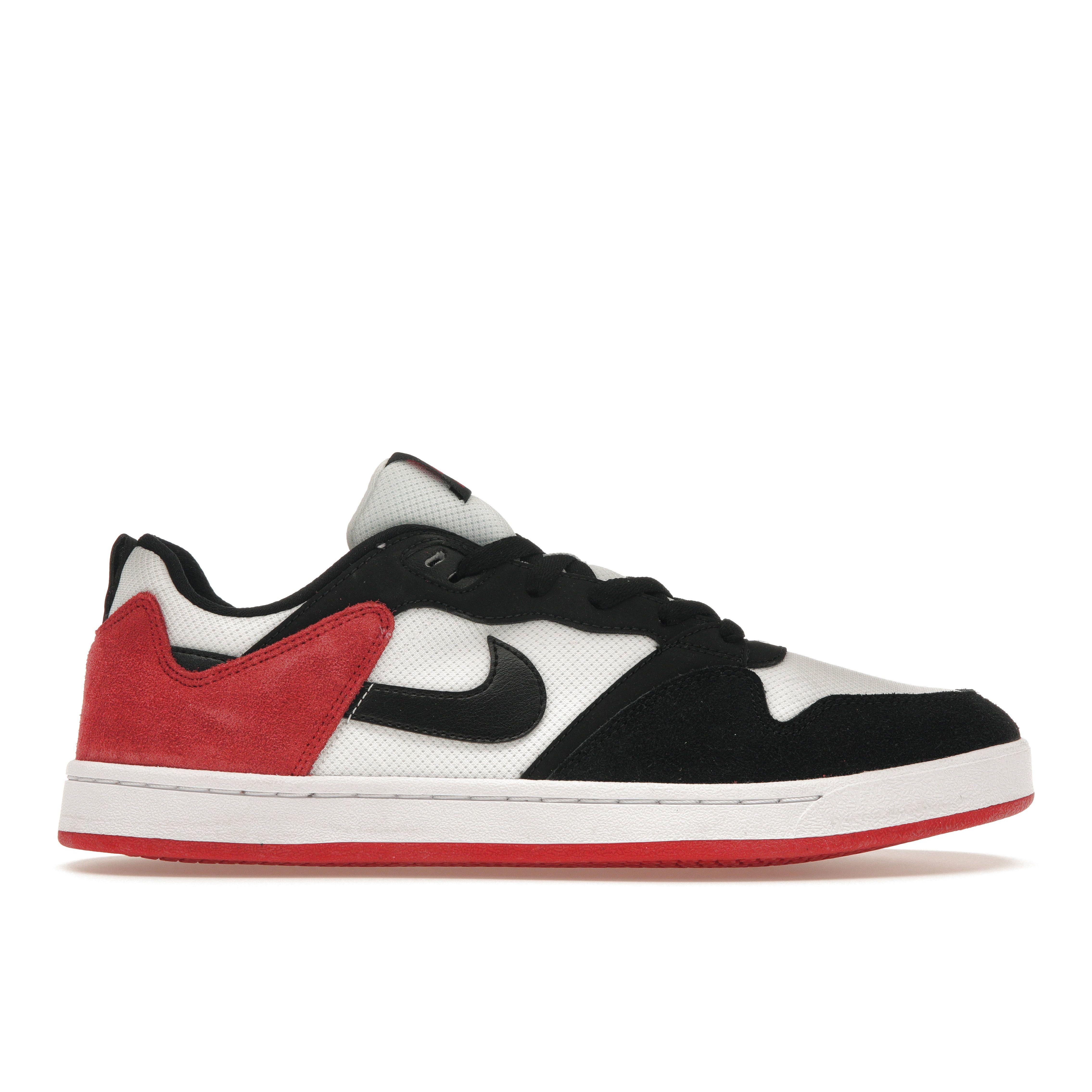 

Мужские кроссовки Nike Alleyoop SB White University Red, черные CJ0882-102