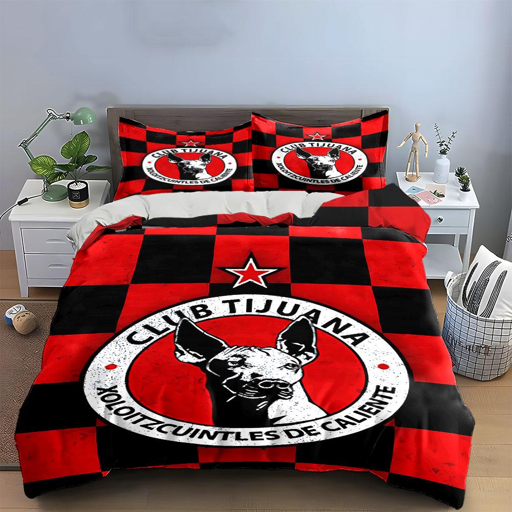 Club Tijuana Logo Bedding Set Bedding Duvet Cover Set Duvet Cover Pillowcases  (1 * Duvet Cover 2 * Pillowcases, without duvet insert)