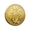 Moedas Comemorativas das Quatro Feras Míticas Chinesas Banhadas a Ouro Design Requintado em Esmalte Para Coleção Presente Decoração de Casa