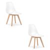 Kito Chair Transparent / Natural Legs X 2