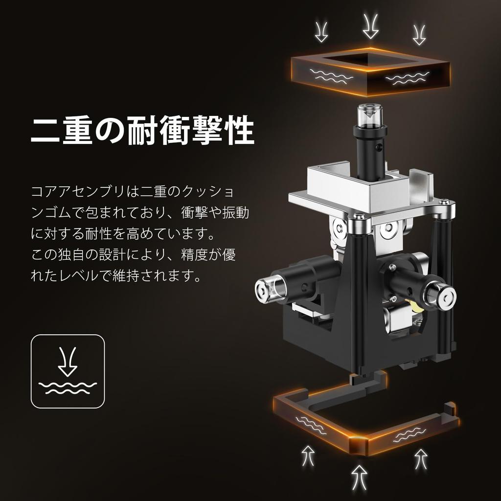 DOVOH Laser Outdoor 110mW Laser for Automatic Receiver Compatible H3-360G Level, Use, High-Brightness Level, 360° Full-Line, High-Precision,