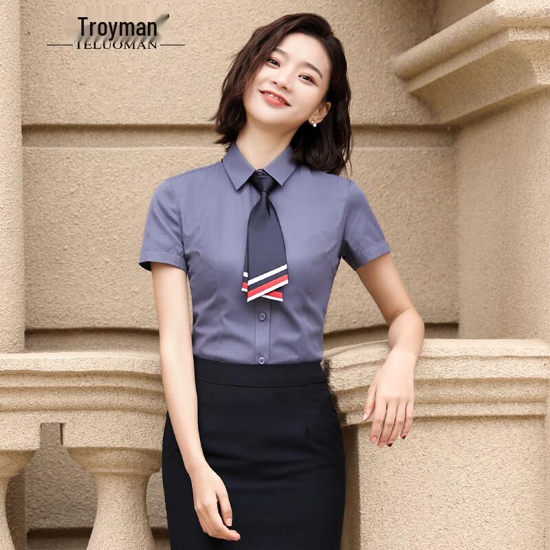 Professional Short-Sleeve Anti-Wrinkle Business Shirt