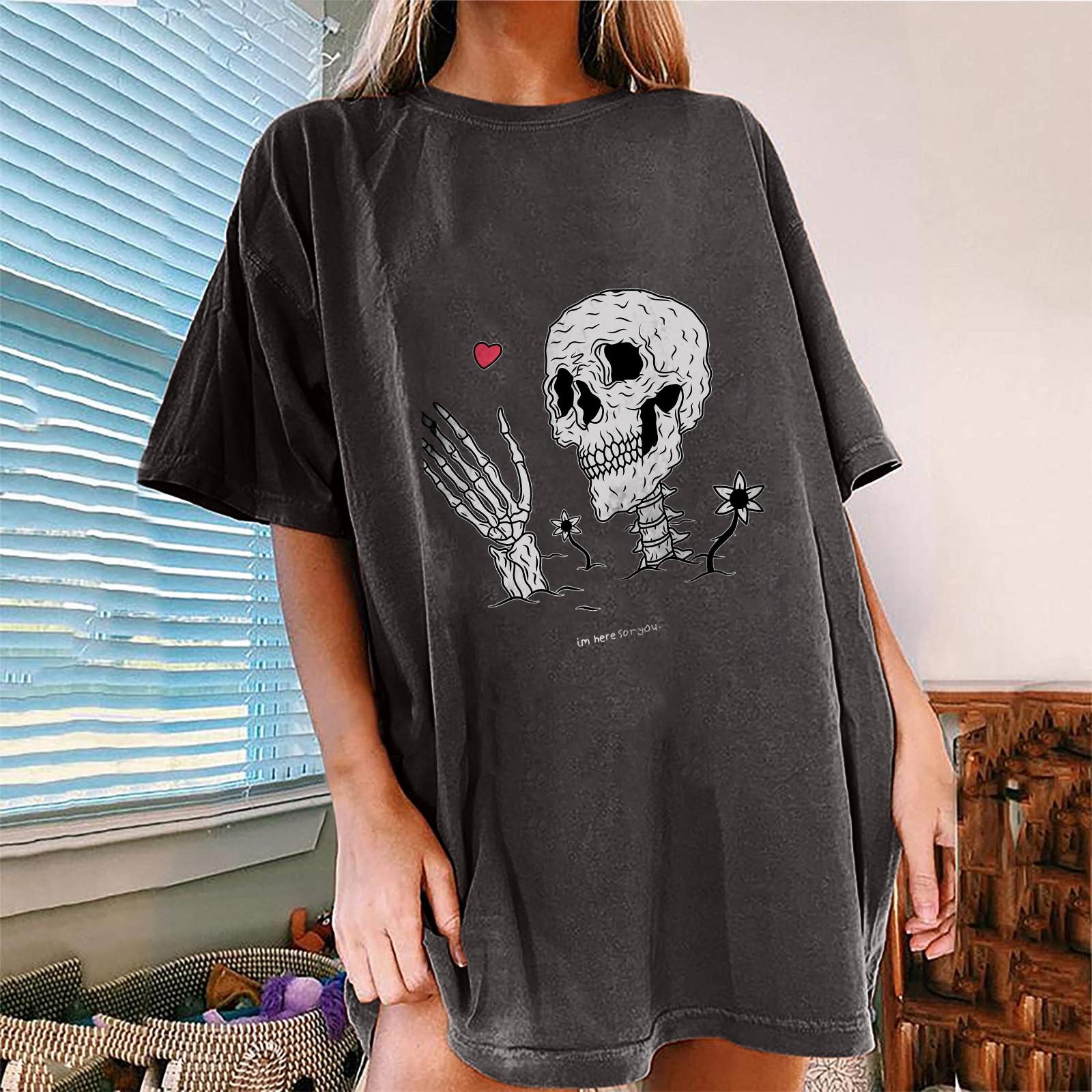 

Женская винтажная повседневная блузка с короткими рукавами и принтом и короткими рукавами S