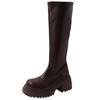 British Fashion Women's Martin Boots Versatile Thick-soled Heightening Boots Autumn and Winter Sleeve Slimming Temperament Elastic Boots