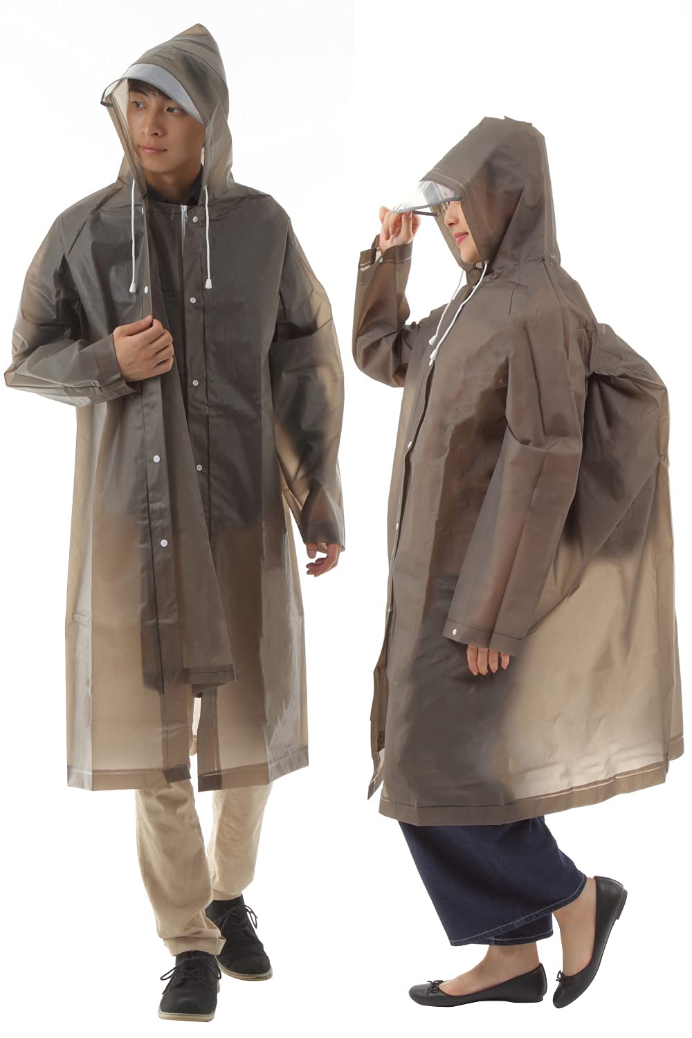 

Для С Рюкзаком XL [Милый Подмиг] Дождевик, ЕВА, Многофункциональный, Дождевая одежда, Водонепроницаемый, Велосипеды, Школа, Работа, Детский сад, Унисекс, Козырек, Дождевик, серый