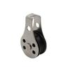 25mm Stainless Steel Marine Pulley Block 2pc 304 Stainless Steel Boat Hardware Block with Nylon Sheave for Sailing Rigging