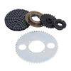 Chain and Sprocket Kit 54T 4 Holes Sprocket 25T Sprocket 116 Links Chain Flywheel Connector for Bike Accessories