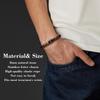 JYL TS Bracelet Men's  Beads Evokes Vintage Style & Strength