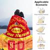 Rugby Fans Personalized Name Blanket Lightweight Personalized Blanket Durable Comfort Great for Couch Office Nap Chair Ideal for All Seasons