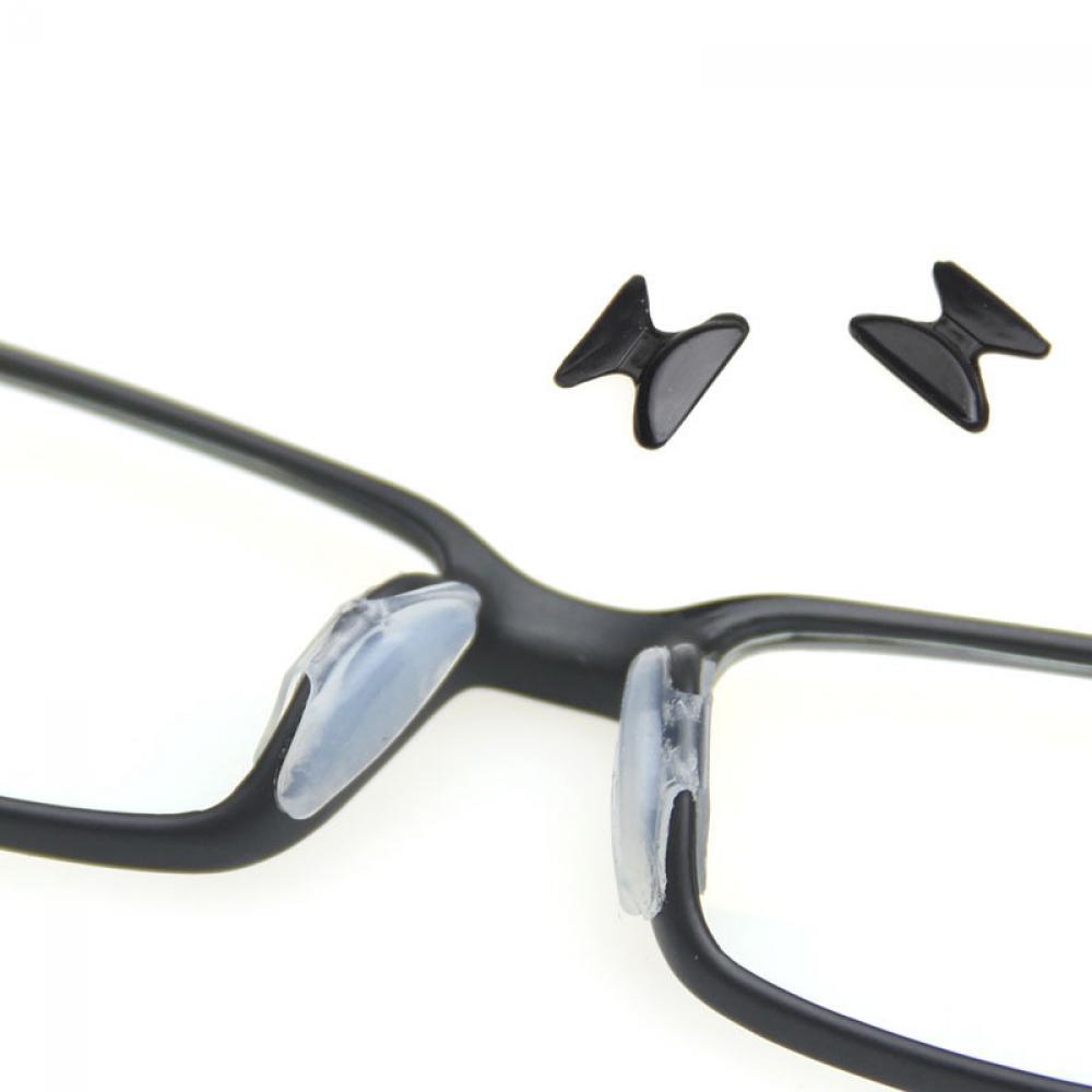 5pairs Useful Spectacles Eyeglass Stick On Silicone Anti-Slip Nose Pad