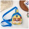 Cartoon Paw Chest Bag Kids Mini Coin Purse Made Of Polyester For Preschoolers