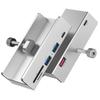 USB 3.0 Back-Clip-Hub mit Stromverteiler - 4-Port-Erweiterungsdock