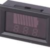 Car Battery Charge Level Indicator 12V 24V 36V 48V 60V Lithium Battery Capacity Meter Tester Blue Display Led Tester Voltmeter