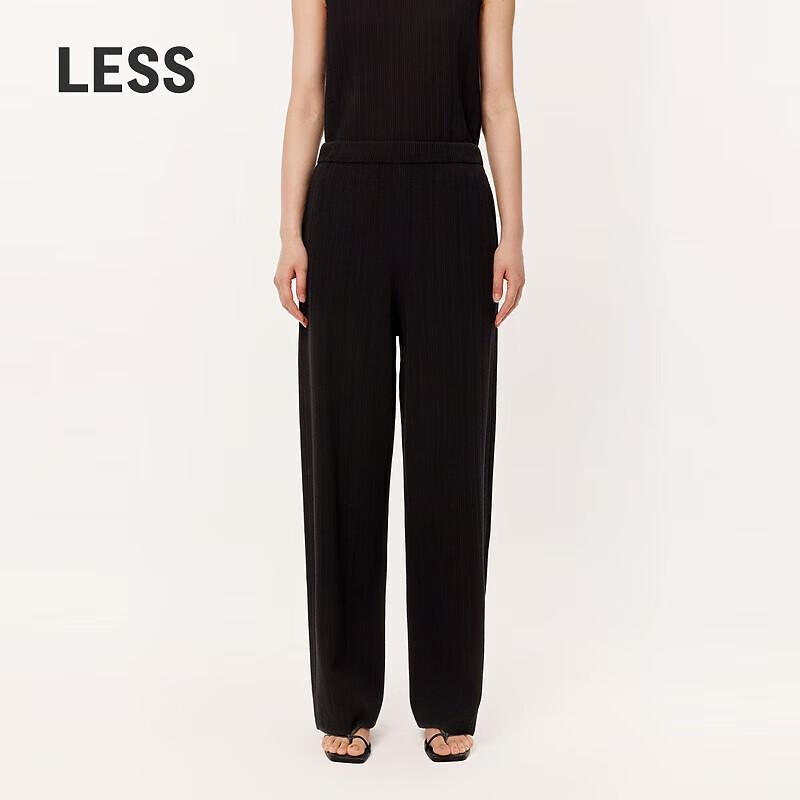 LESS 2024 Spring Straight-Leg Casual Trousers S