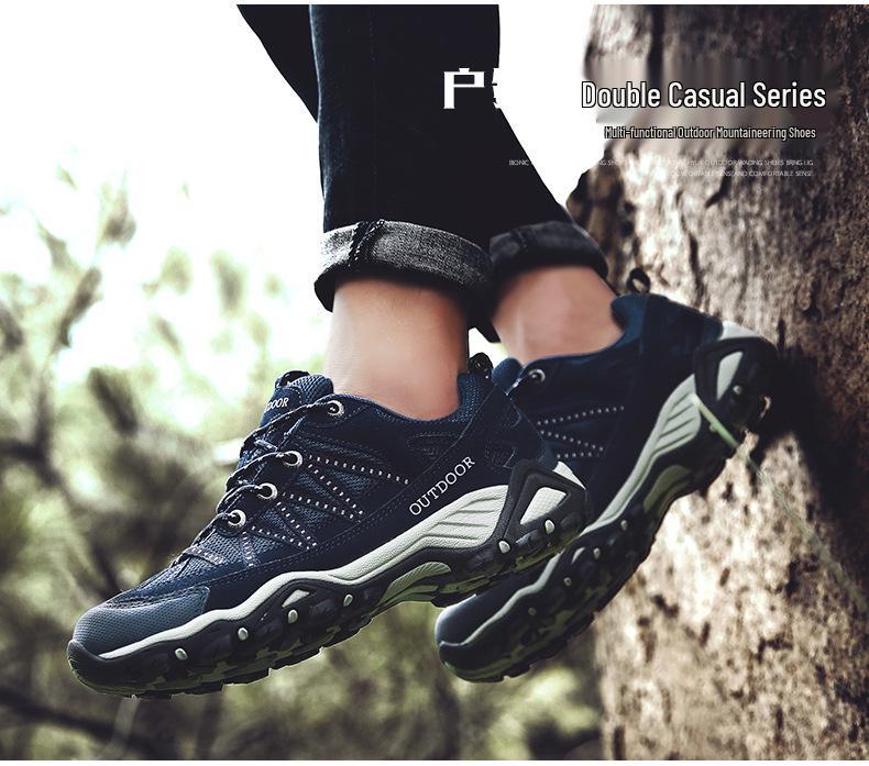 Seven-Color Non-Slip Casual Hiking Shoes - Breathable, Wear-Resistant, Low-Top, Four Seasons Outdoor Footwear