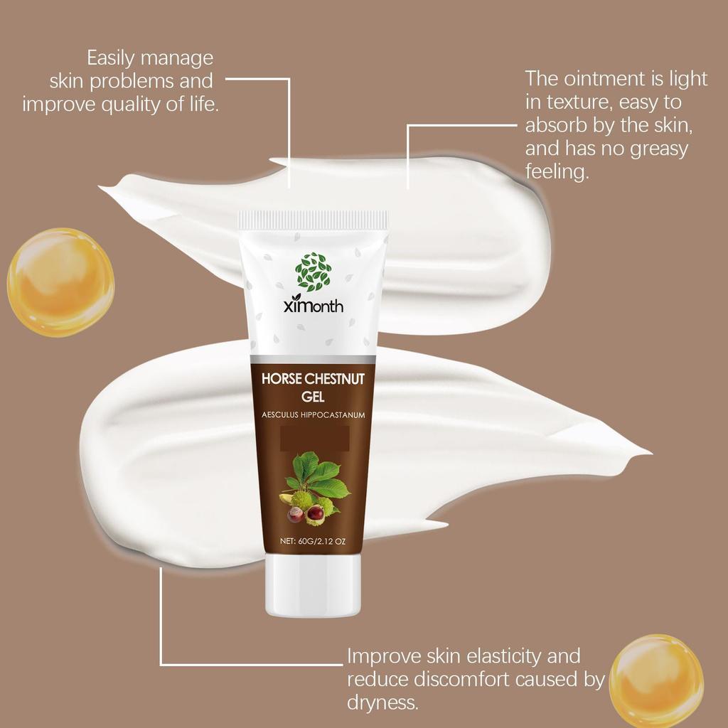 Leg soothing moisturizer relieves leg swelling and heavy daily massage moisturizing care reduces redness and fine lines on the legs 60g