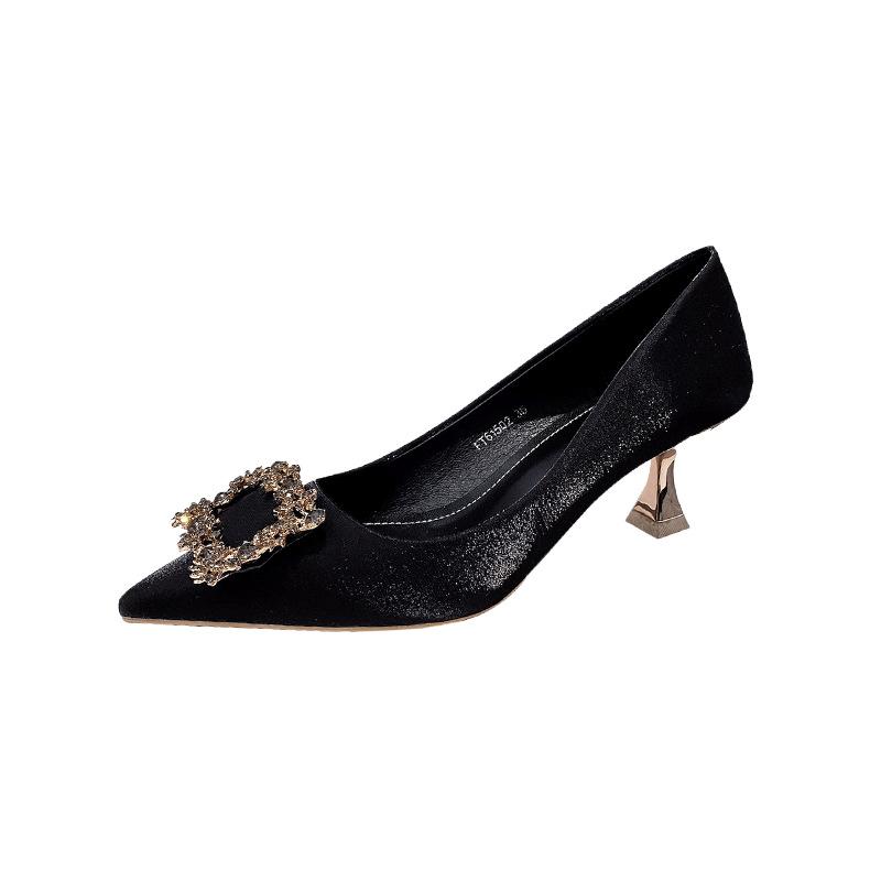 High heels women's new thin heels red bridal shoes wedding shoes Chinese Xiuhe CMCM