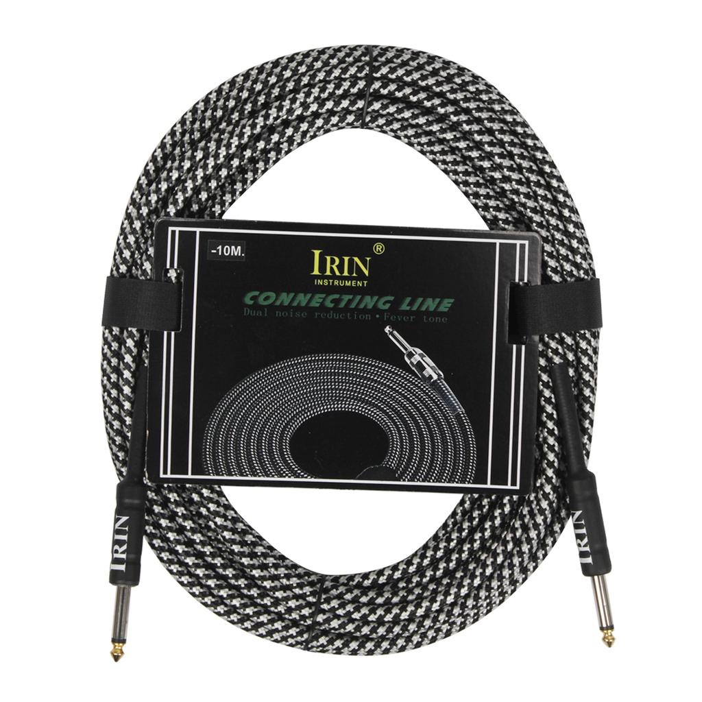 IRIN Guitar Cable Wire Cord Jack Line Amp Connection Cable 10/6/3M Audio Cable Noise Reduction Line Guitar Parts & Accessories
