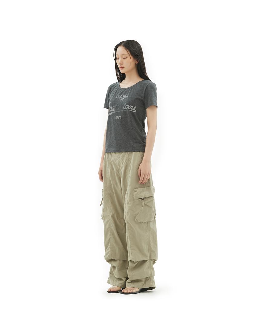 Depeugameoncheu Wide Cargo Pants [2Color]