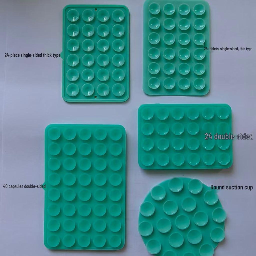 Double-Sided Silicone Mobile Phone Suction Cups - Available In 19, 24, 40, 48, 80 Pcs.