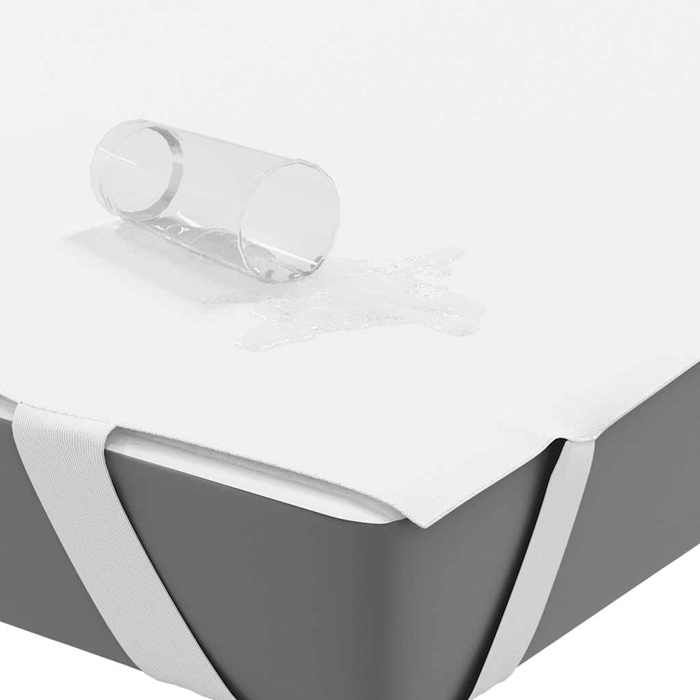 VidaXL Protège-matelas blanc 80x200 cm imperméable, drap de lit, literie, housse de drap-housse, drap-housse, housse de 4100167