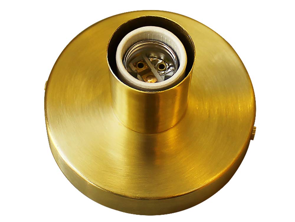 

axis E26 Bracket Lighting, Brass Polished Light, Brass Socket, Single Light, Bracket Light, Wall Light, Retro, Antique Style