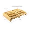 5 Rows Wooden Foot Roller Wood Care Massage Reflexology Relax Relief Massage Spa Gift Anti Cellulite Foot Massager