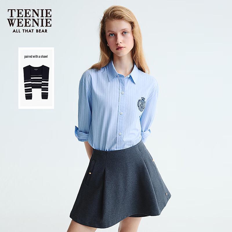 Teenie Weenie Women s Striped Shawl Shirt L