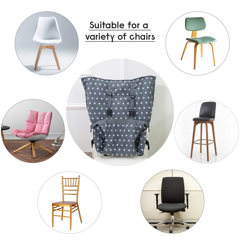 Portable baby high chair safety seat strap for toddler baby travel