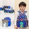 Preschool Children Dinosaur Backpack Boys Girls Animal Print Essentials Space