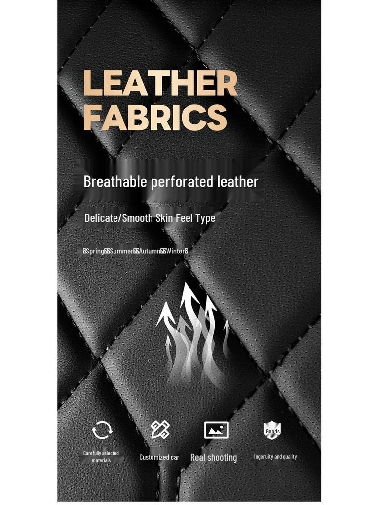 All-Season Leather Car Seat Cushions for Wuling Yangguang Two-Seater