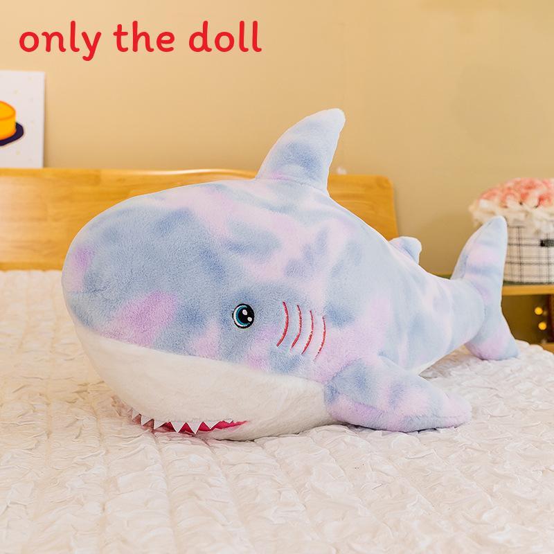 Shark Plush Dolls With Bright Colors For Gift For Kids And Collectors Gift