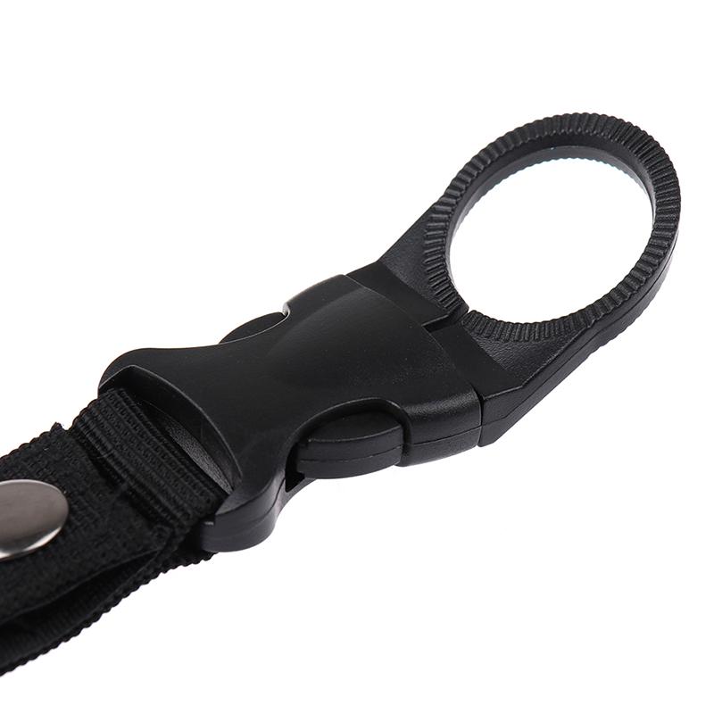 Nylon Webbing Water Bottle Carabiner Belt Outdoor Buckle Hook Holder Tool Clip