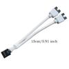 USB 9Pin To Dual 9Pin Cable Splitter Computer PC Case Motherboard 1 In 2 Out Data Transfer Braided Shield Wire HUB Extend Line