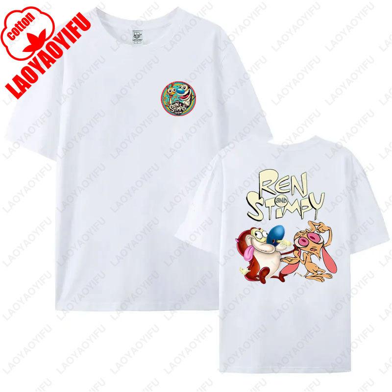 Ren and Stimpy Adulting Whats That TShirt High Quality Cotton Shirt Mens Womens Camisetas Trending Hipster Cotton Unisex Tee