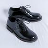 2025 new platform derby shoes men's and women's British commuter shoes business dress casual leather shoes 14643-R